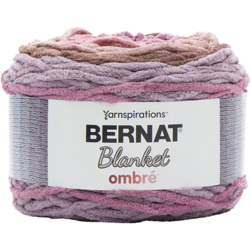 Bernat Blanket Ombre Yarn-Dusty Rose Ombre