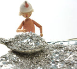 Silver Fusion - German Glass Glitter - 90 Grit - 14 grams