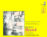 Strathmore Bristol Paper Pad, 300 Series, Tape-Bound, 20 Sheets, Smooth