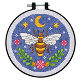 Bucilla ® Counted Cross Stitch Kit - Expressive Bee 6"