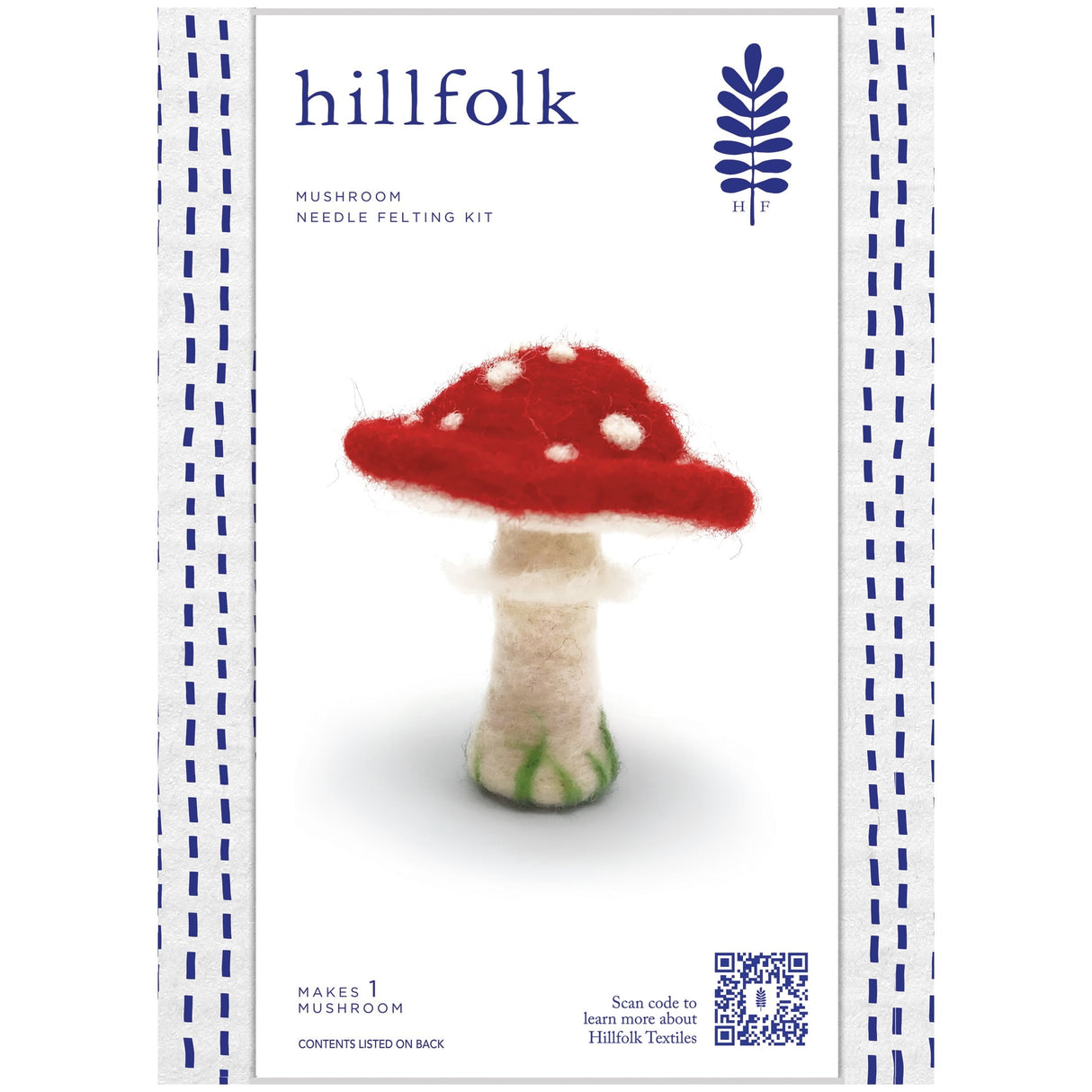 Dimensions Needle Felting Kit 4"X4" -Mushroom