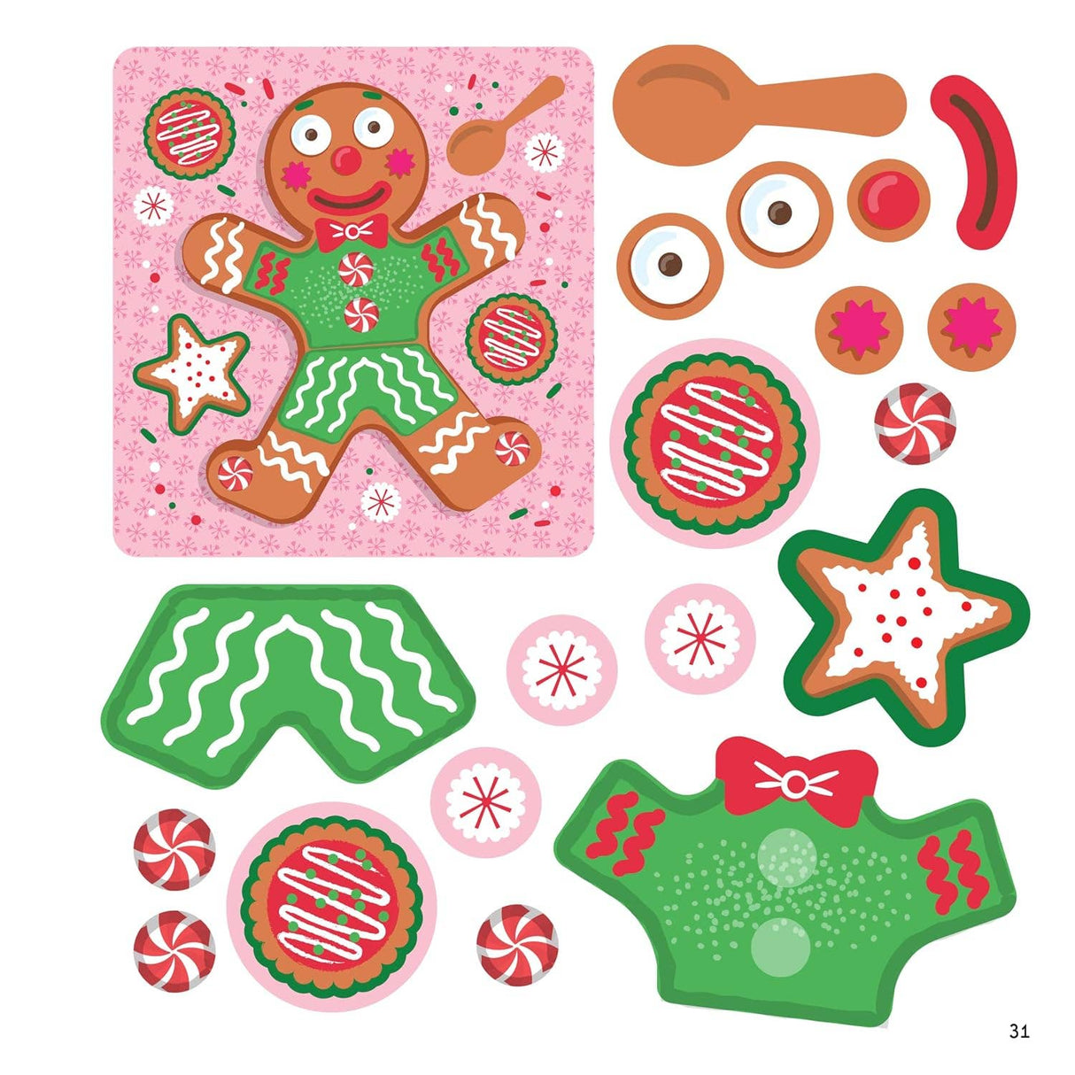 First Fun Sticker Painting Christmas - 12 Scenes to Create