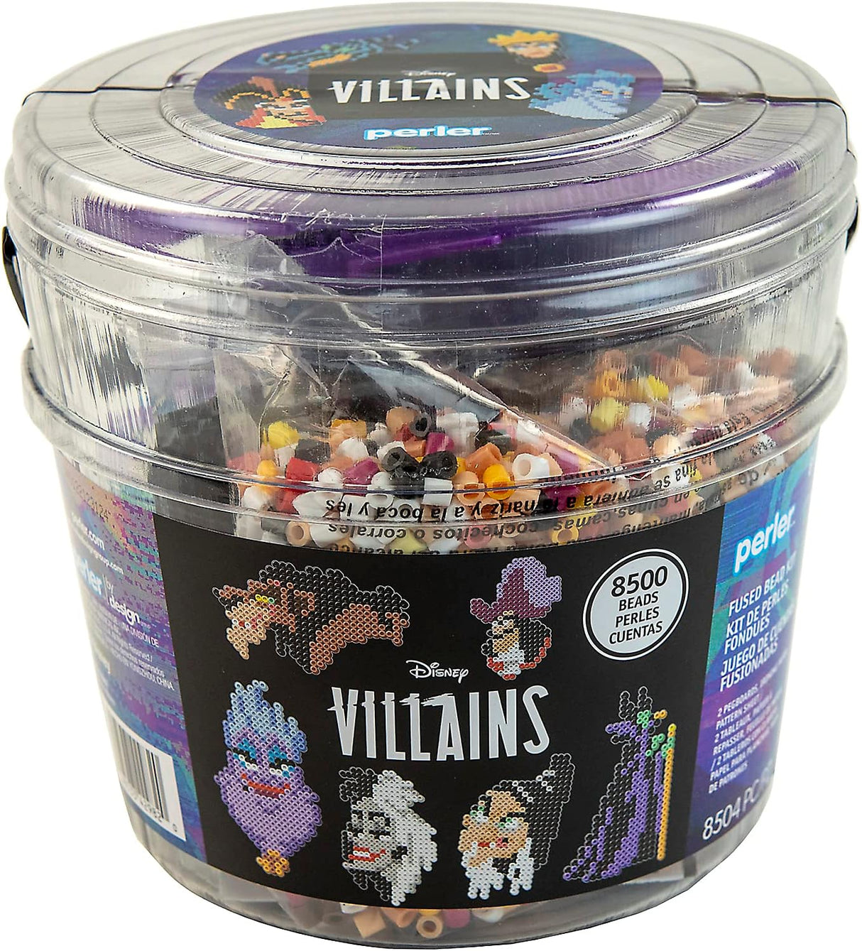 ***Perler Fused Bead Bucket Kit-Disney Villians