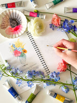 Watercolor Workbook Farmers Market Paintable Book