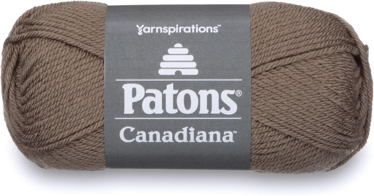 ***Patons Canadiana Yarn - Solids-Toasty Grey