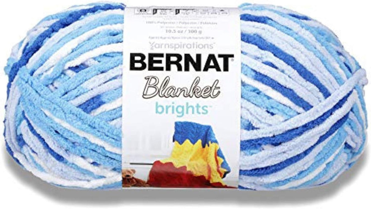 Bernat Blanket Big Ball Yarn-Waterslide Varigated