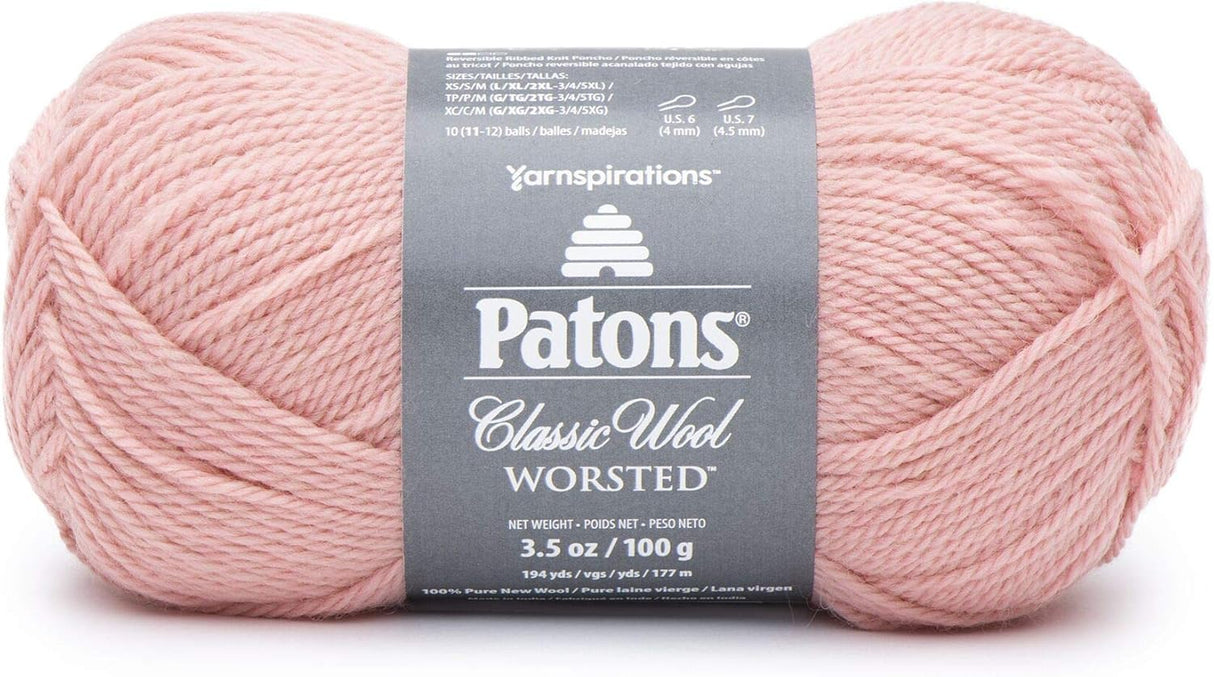 Patons Classic Wool Yarn-Pink Quartz