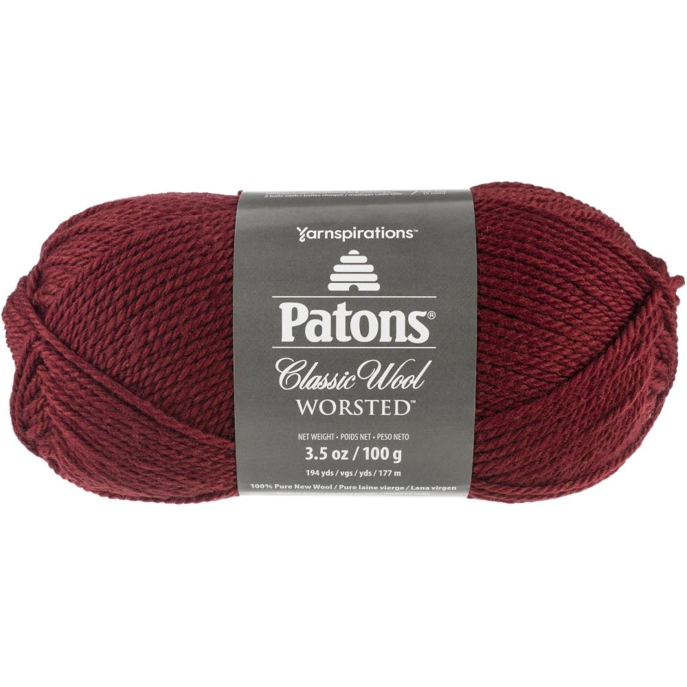 Patons Classic Wool Yarn-Scarlet
