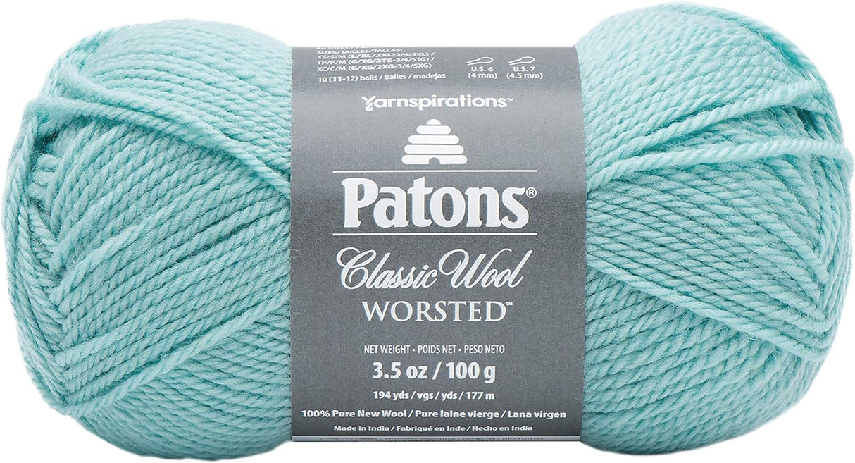 Patons Classic Wool Yarn-Duck Egg Blue