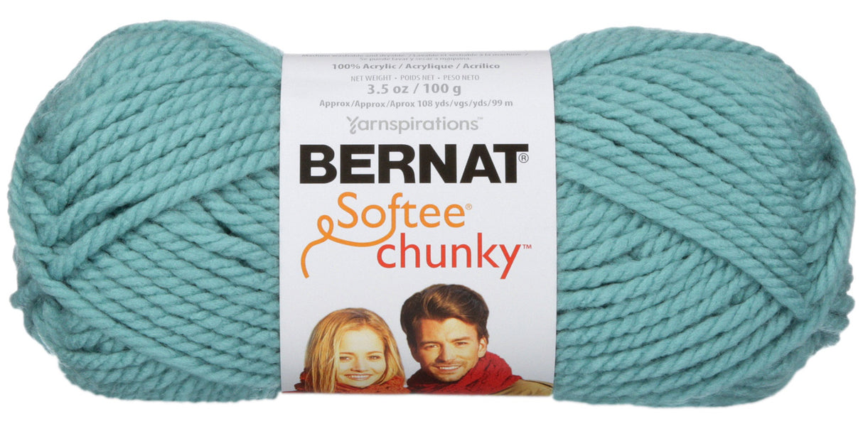Bernat Softee Chunky Yarn-Seagreen