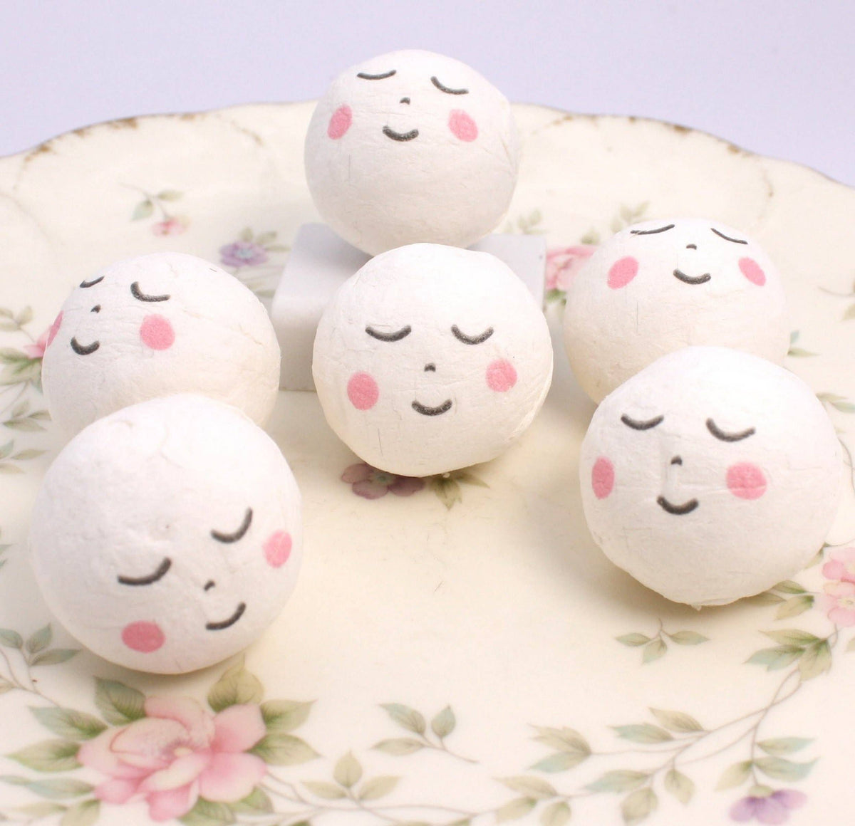 Angel Heads - 1.2" Cotton Heads - Set of 6 - 703-0040