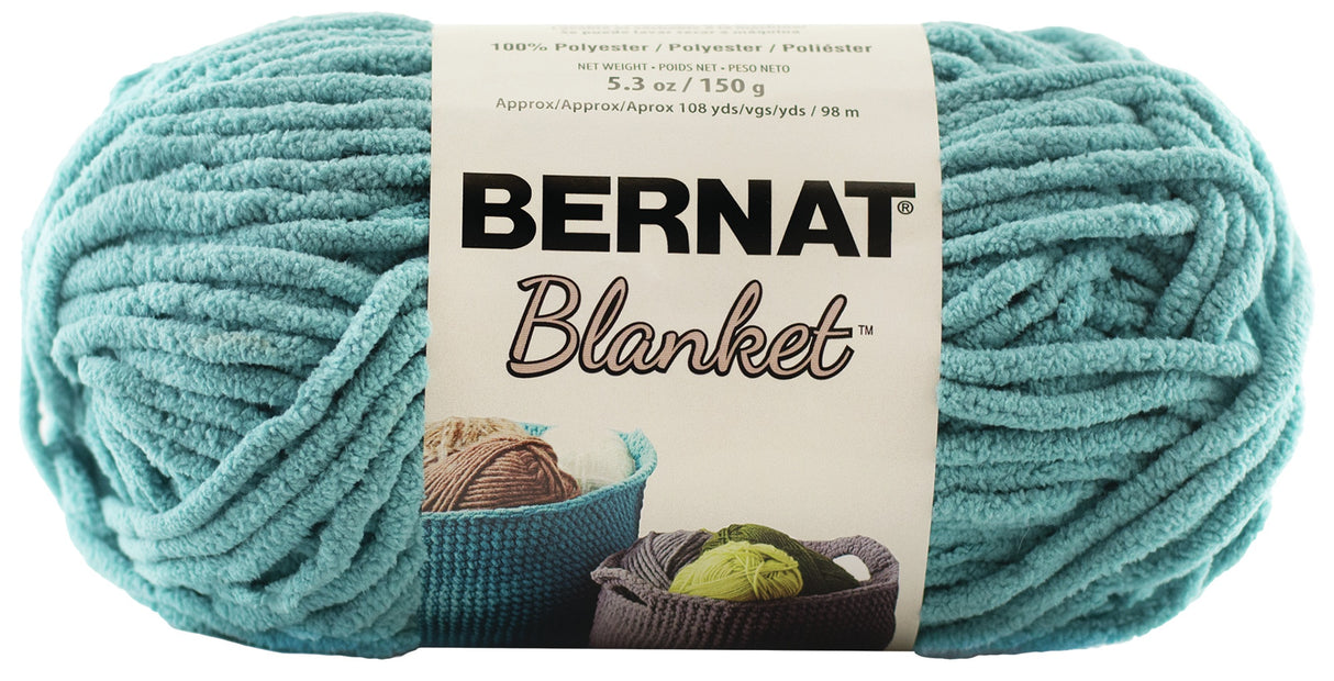 Bernat Blanket Yarn-Light Teal
