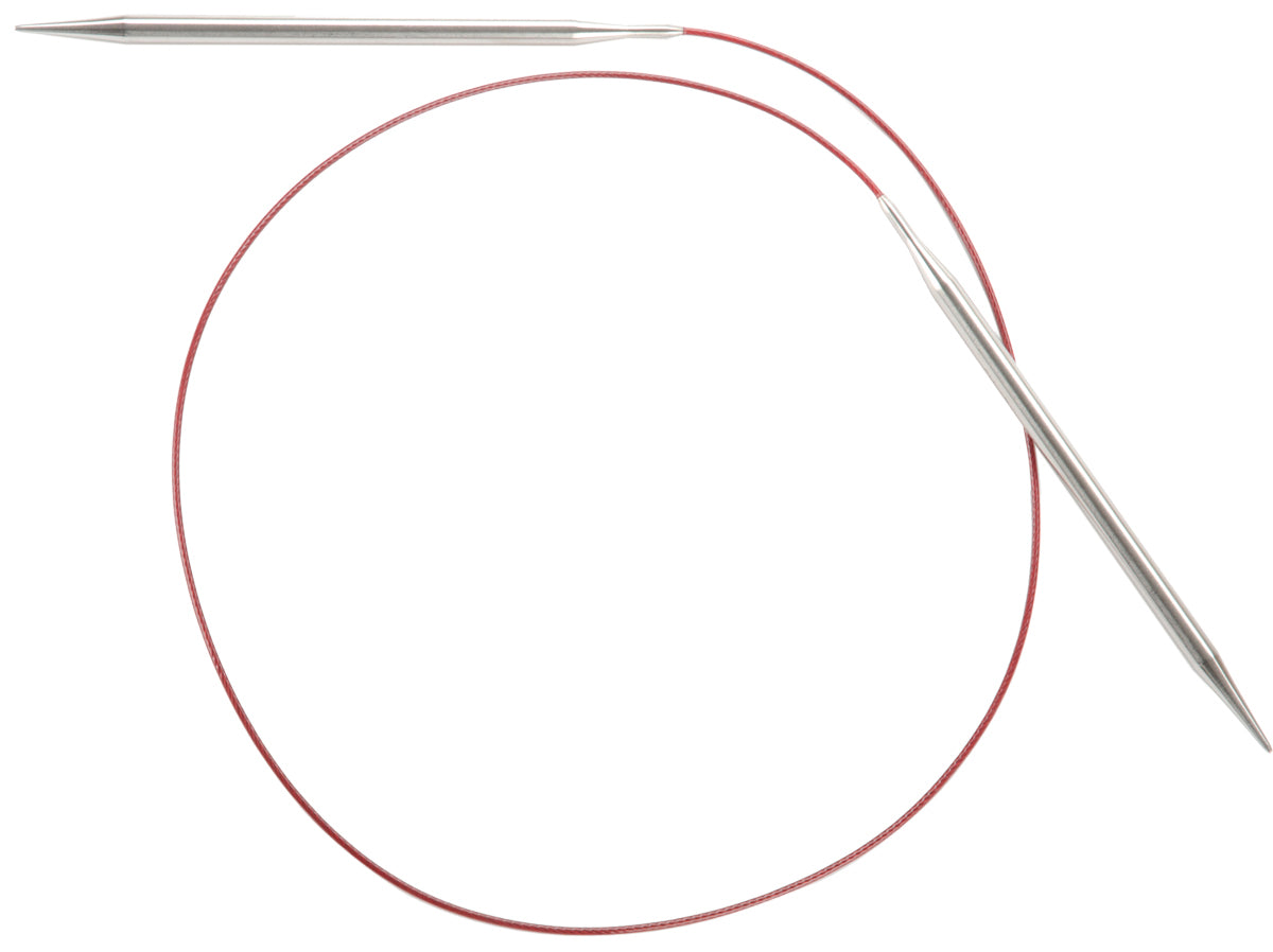 ChiaoGoo Red Lace Stainless Circular Knitting Needles 32"-Size 10.75/7mm