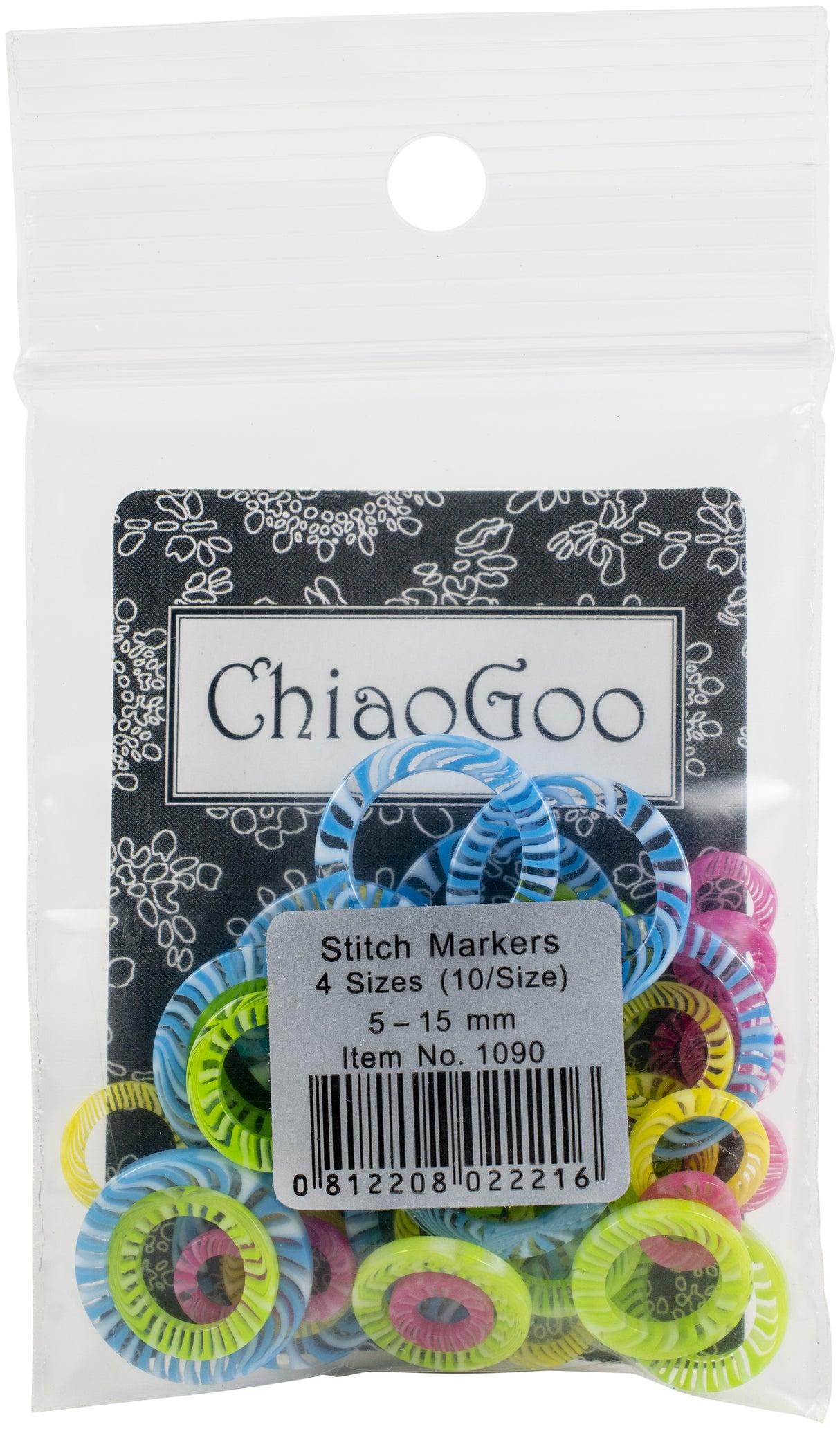 ChiaoGoo Stitch Markers-40/Pkg