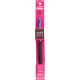Susan Bates Silvalume Soft Handle Aluminum Crochet Hook 5.5"-Size I9/5.5mm