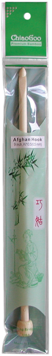 ChiaoGoo Bamboo Crochet Hook 6"-Size K10.5/6.5mm