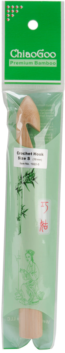ChiaoGoo Bamboo Crochet Hook 6"-Size S/19mm