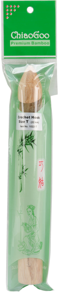 ChiaoGoo Bamboo Crochet Hook 6"-Size T/22mm