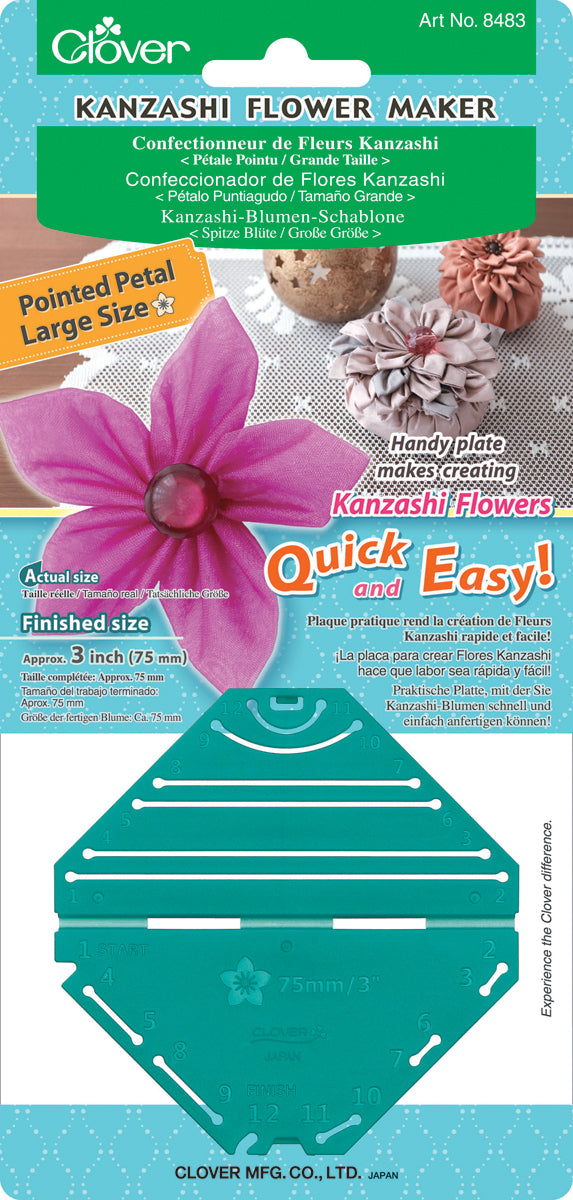 Clover Kanzashi Flower Maker-Pointed Petal Large