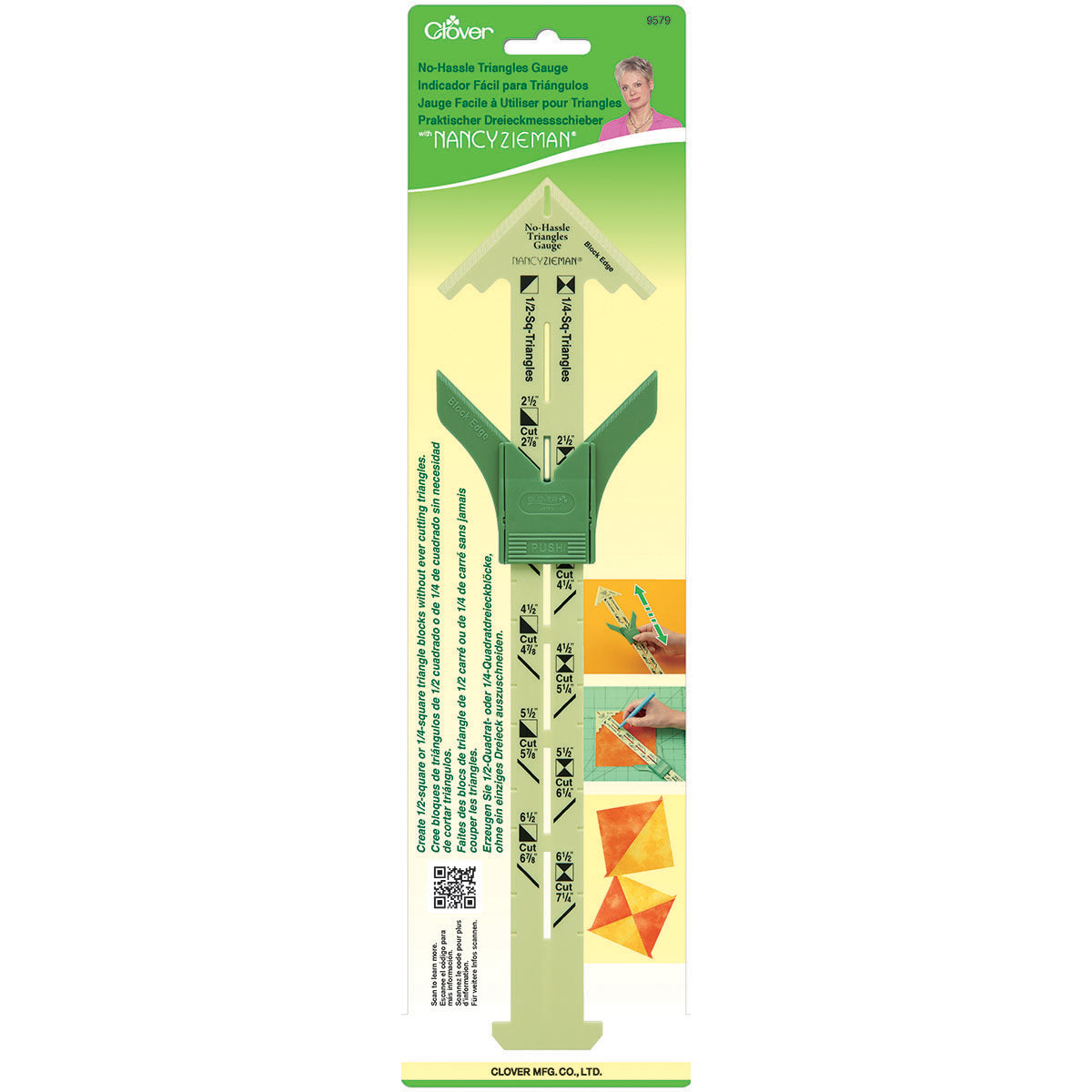 Clover No-Hassle Triangle Gauge By Nancy Zieman-12"