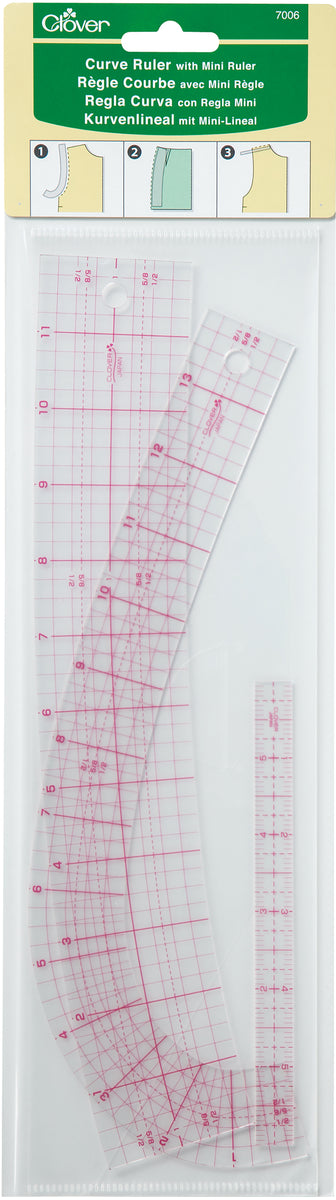 Clover Curve Ruler 3/Pkg- – PV Arts & Crafts
