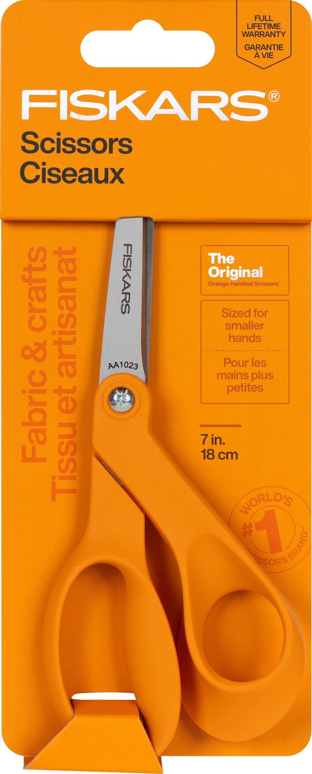 Fiskars Student Sewing Scissors 7"-Orange