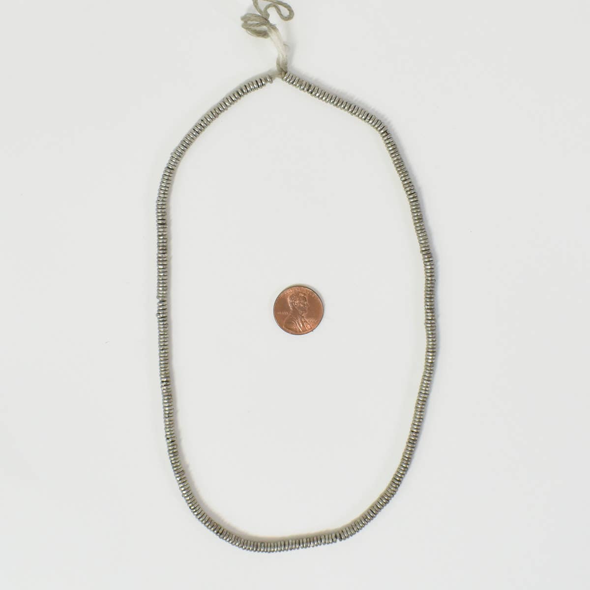 Silver Heishi Beads