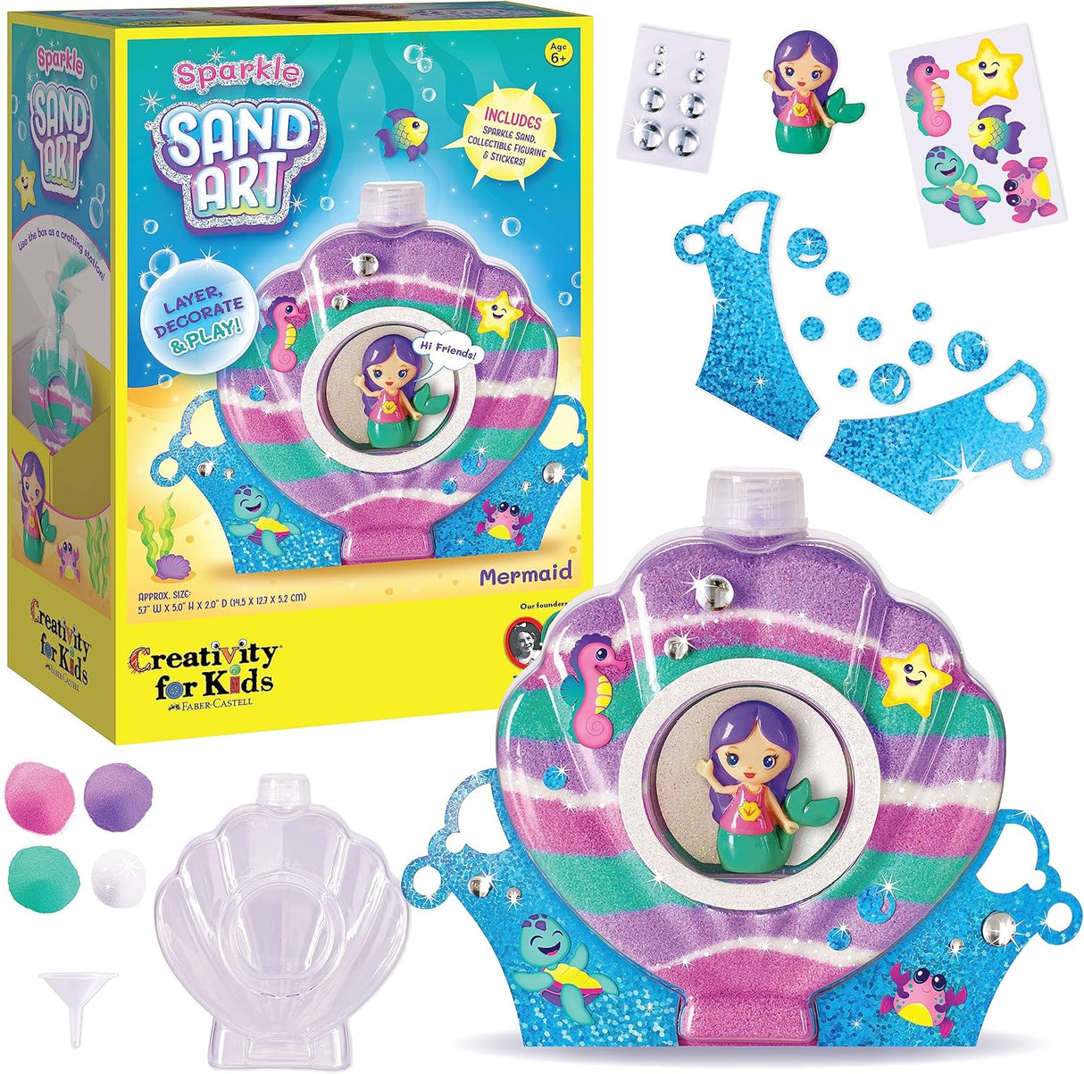 Creativity for Kids Sand Art Kit: Mermaid