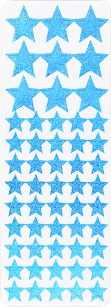Color Foil Stars Sticker Set