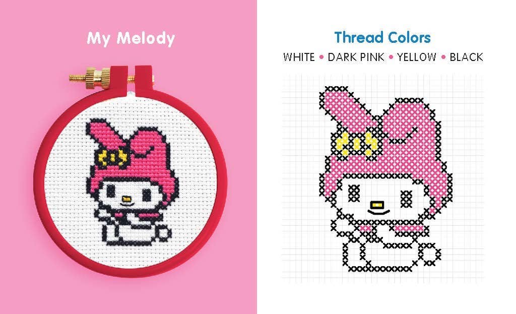 Hello Kitty And Friends Cross-stitch Kit