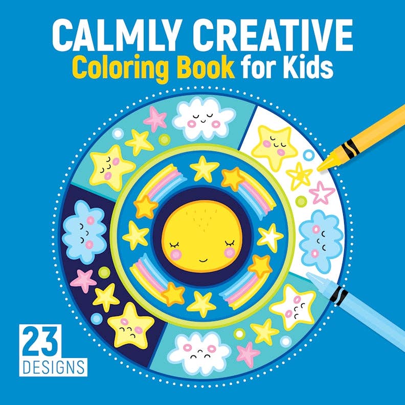 Calmly Creative Coloring Book for Kids - Beginner Coloring