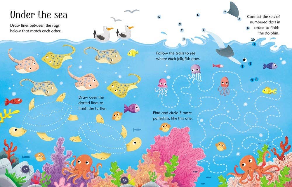 Wipe-Clean Animal Activities : Usborne