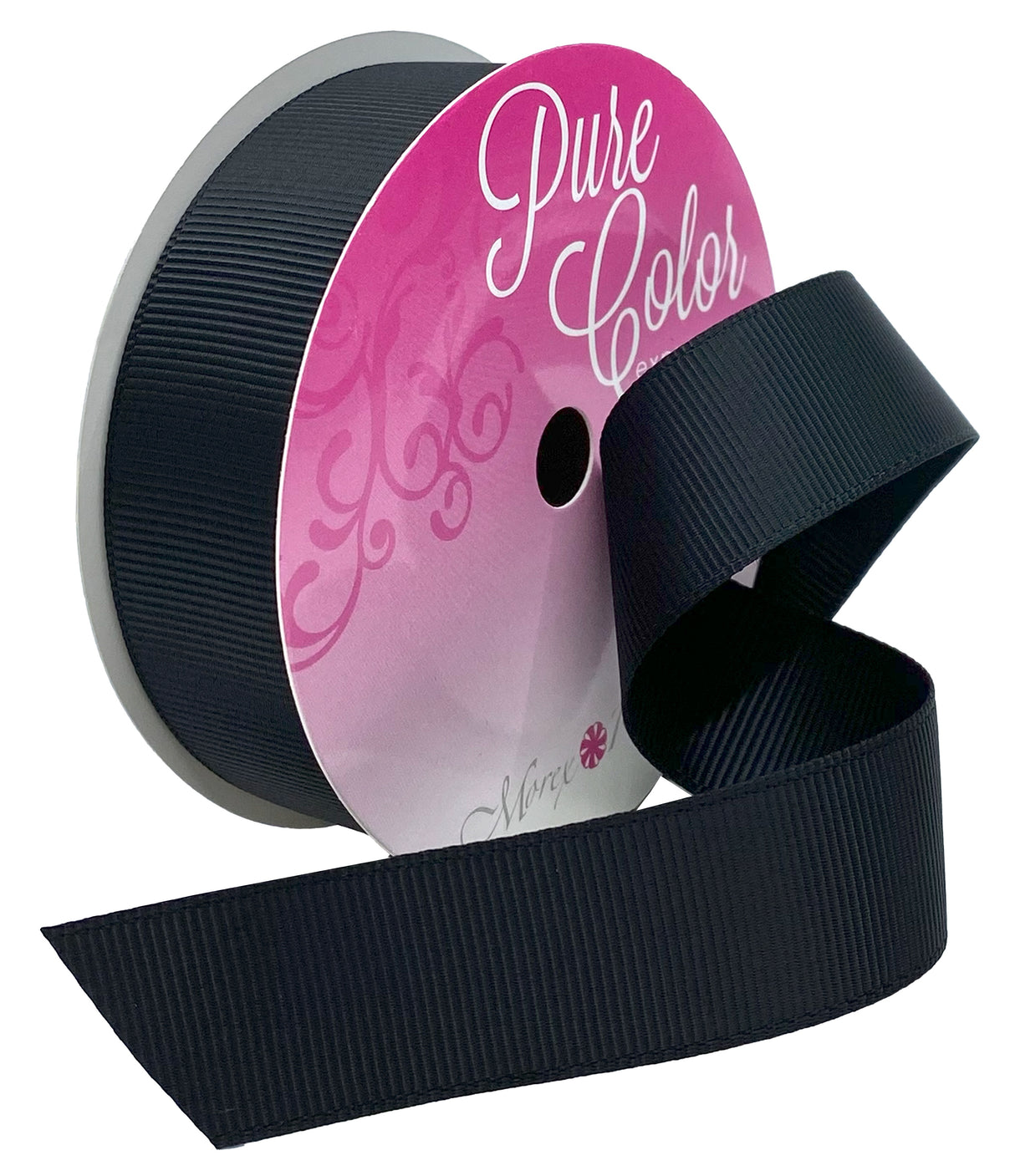 Morex Ribbon Grosgrain 7/8"X7yd-Black