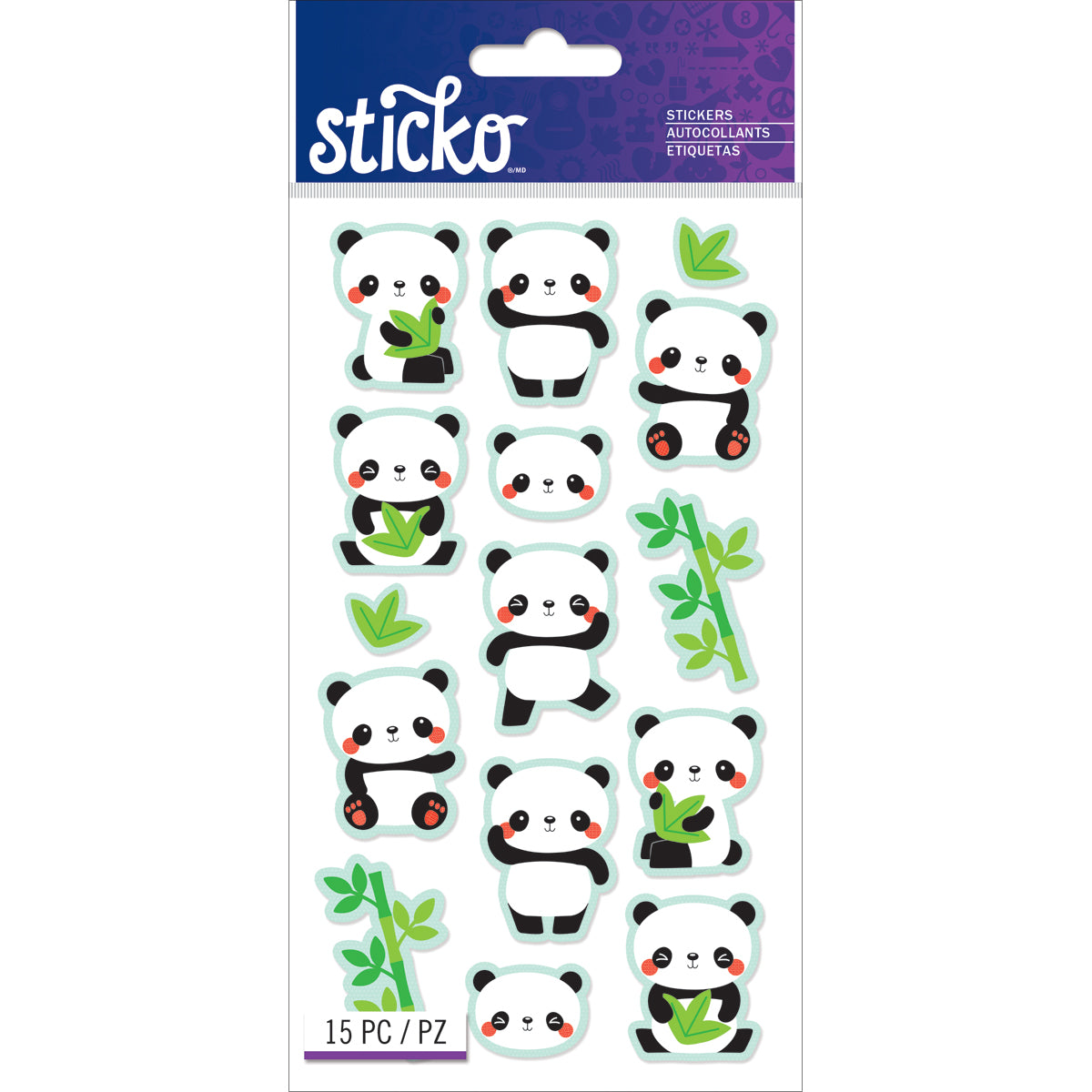 Sticko Stickers-Rolly Polly Panda