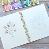 Watercolor workbook, Connecticut Themed Watercoloring book