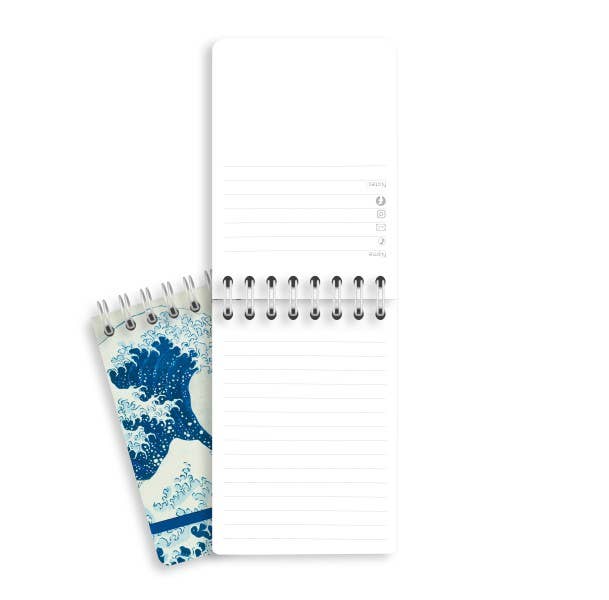 Katsushika Hokusai: The Great Wave Spiral Pocket Notebook