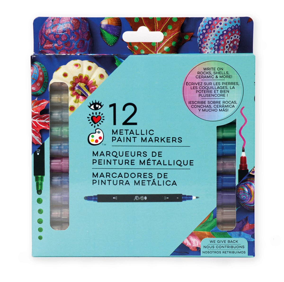 Metallic Paint Markers, pk of 12