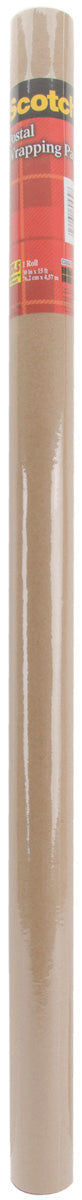 Scotch Postal Wrapping Paper 60lb 30"X15' Roll-Kraft