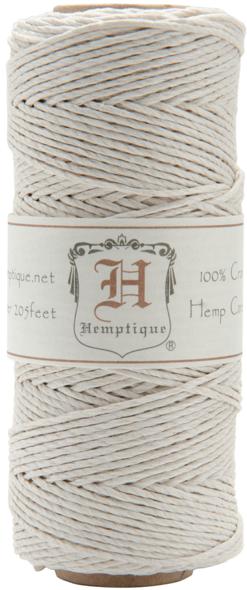 Hemptique Hemp Cord Spool 20lb 205'-Green