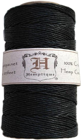 Hemptique Hemp Cord Spool 20lb 205'-Green