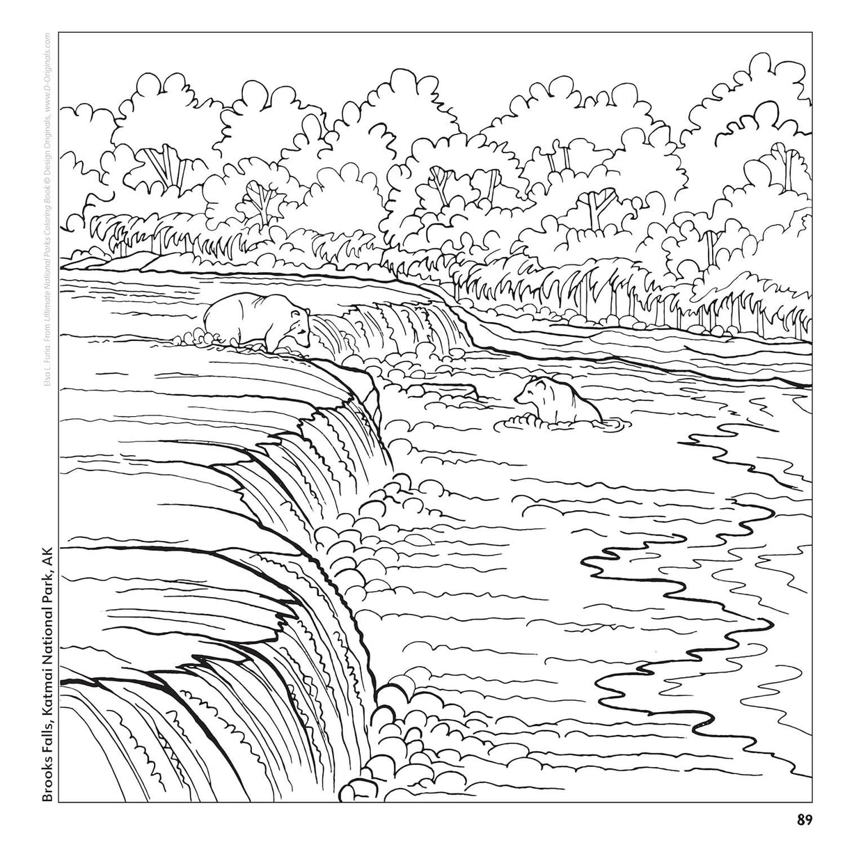 Ultimate National Parks Coloring Book - Amazing Scenes
