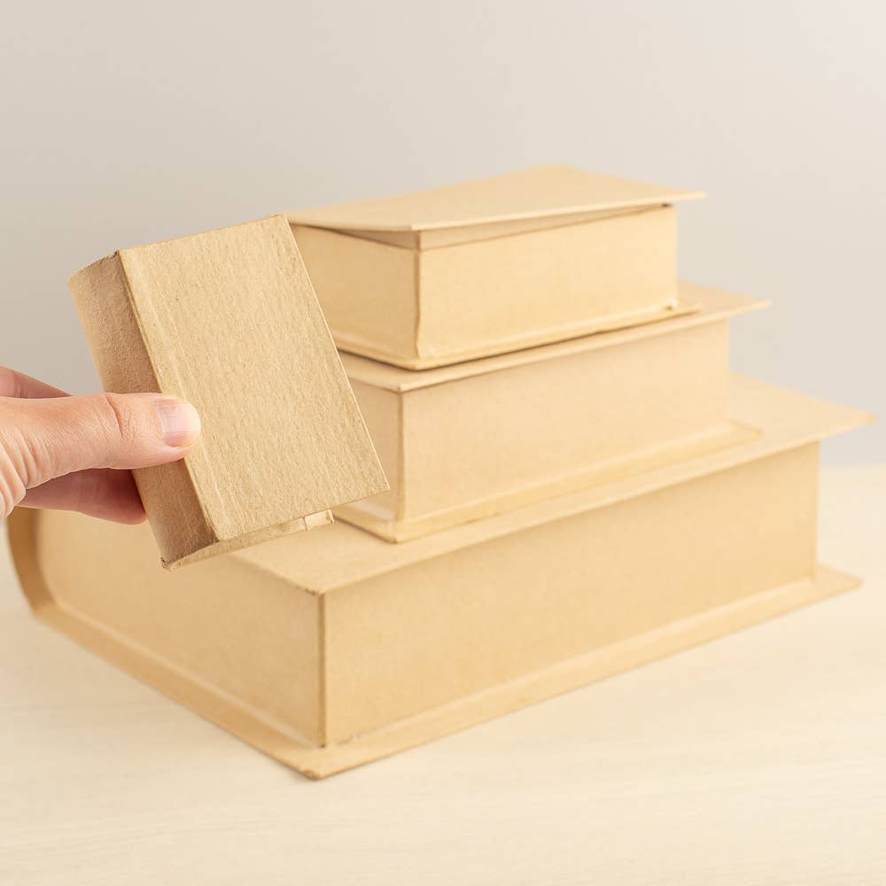 Paper Mache Book Shaped Box