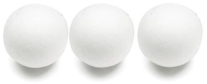 High-Density White Polystyrene Craft Foam Balls