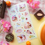 Beloved Bunny Desserts Sticker Sheet