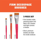 Mod Podge ® Firm Decoupage Brushes - 3-Piece