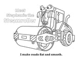 Super Cool Trucks, Tractors, and Cars Coloring Book