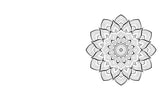 The Mandala Flowers Coloring Book (Sirius Creative Coloring)