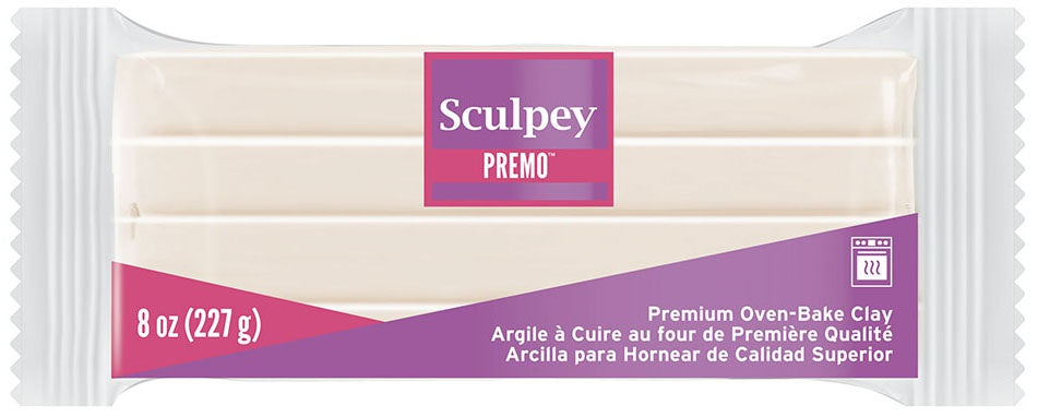 Sculpey Premo Polymer Clay 8oz-Translucent
