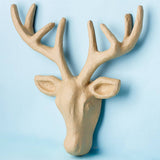 Paper Mache Animal - 16" Stag Buck Deer Head with Antlers