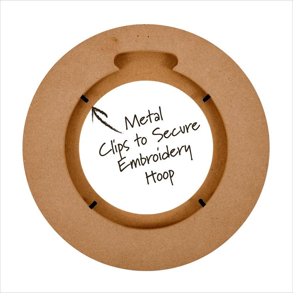 Bucilla® Wood Embroidery Hoop Frame -  6” Beaded Circle